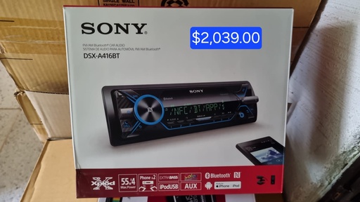 [DSX-A416BT] Sisema de audio para automovil 